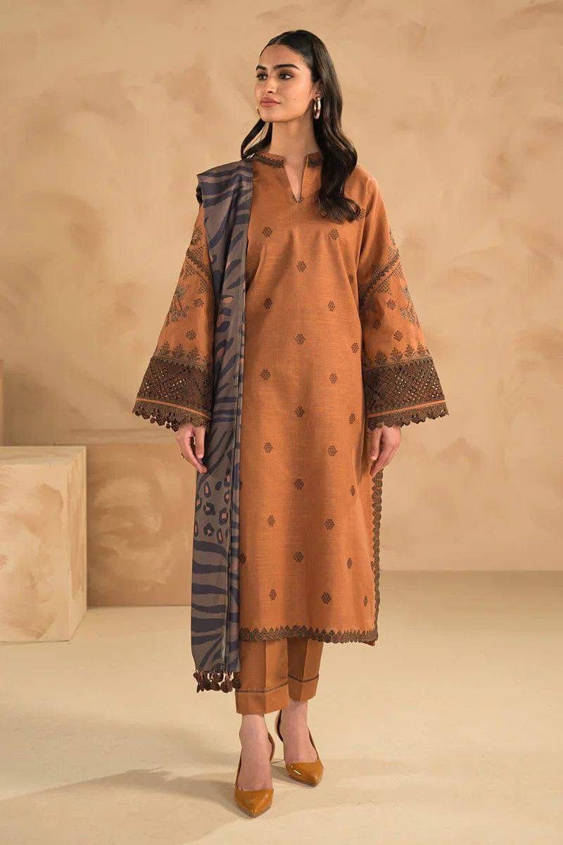 Premium Winter Dhanak 3Pc Dress