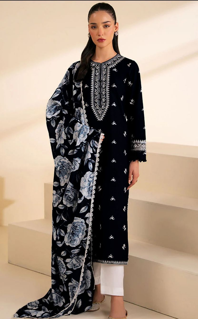 Elegant Dhanak 3PC Dress