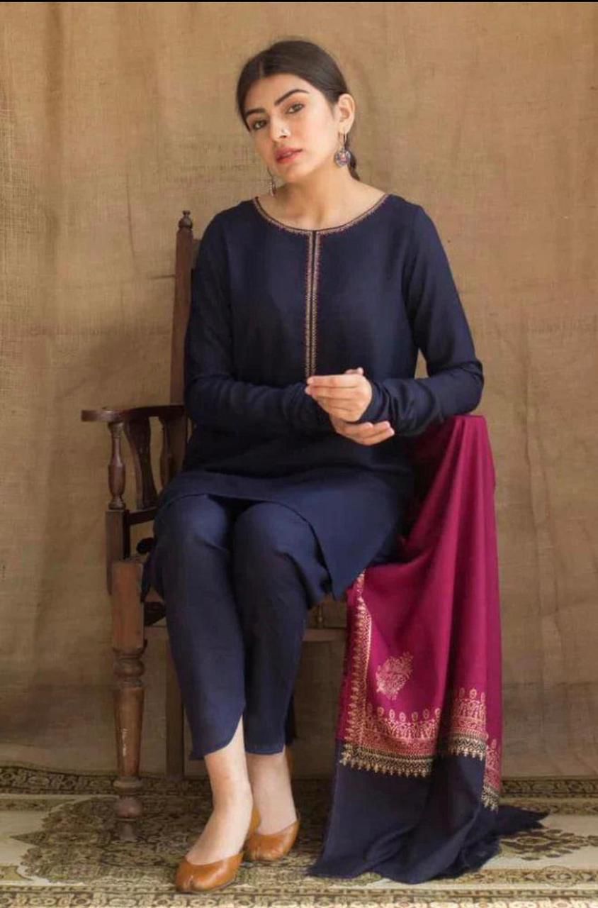 Cozy Dhanak 3PC Outfit
