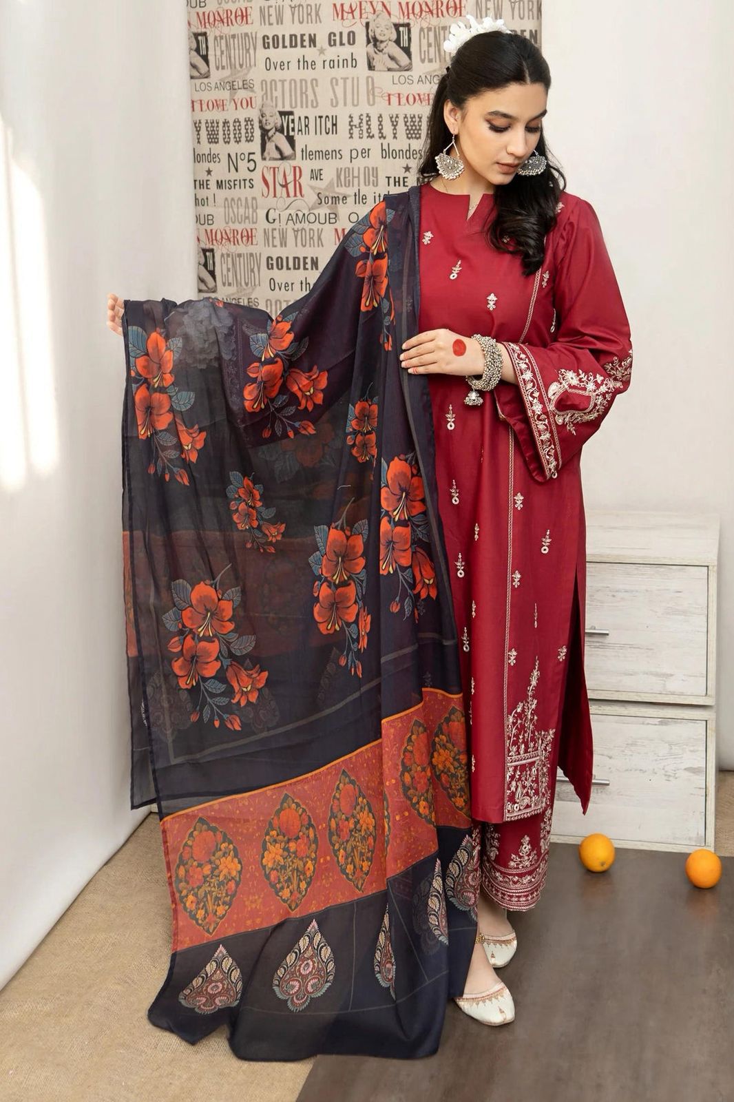 Soft Harmony Dhanak Dress