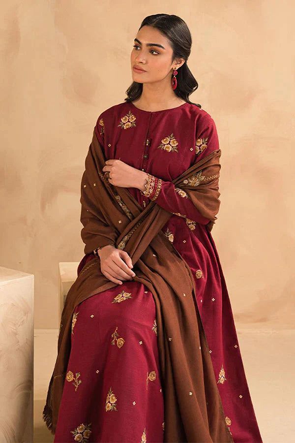 Royal Winter Glow Dhanak Suit